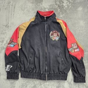 NASCAR 50th Anniversary Racing Jacket men's XL Sold As Is